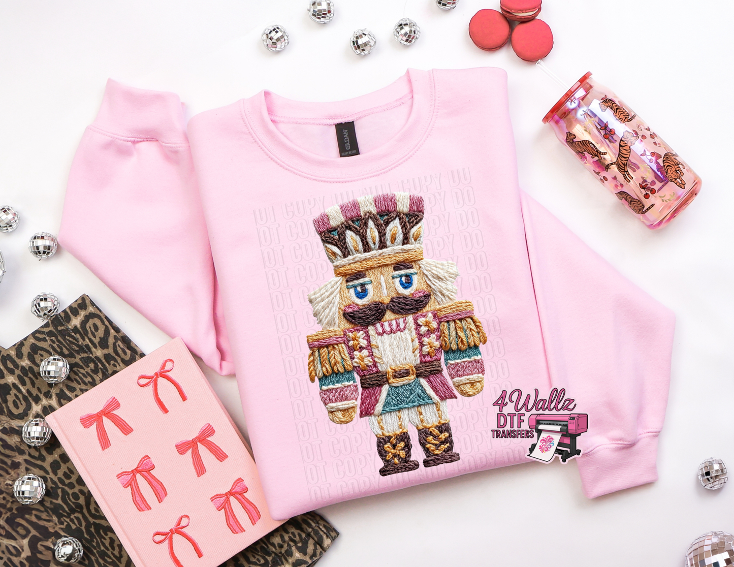 Faux Yarn Nutcracker