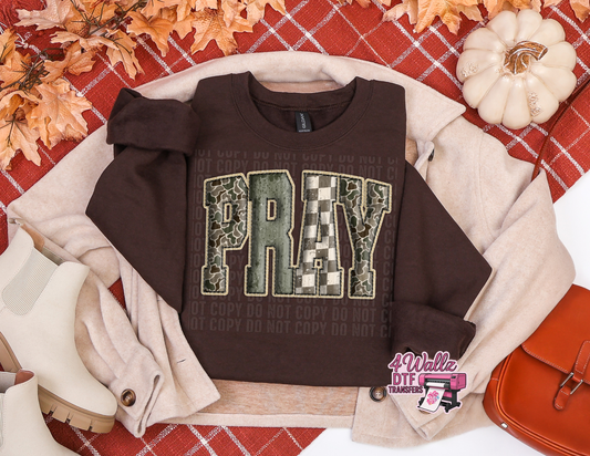 Pray Faux Puff