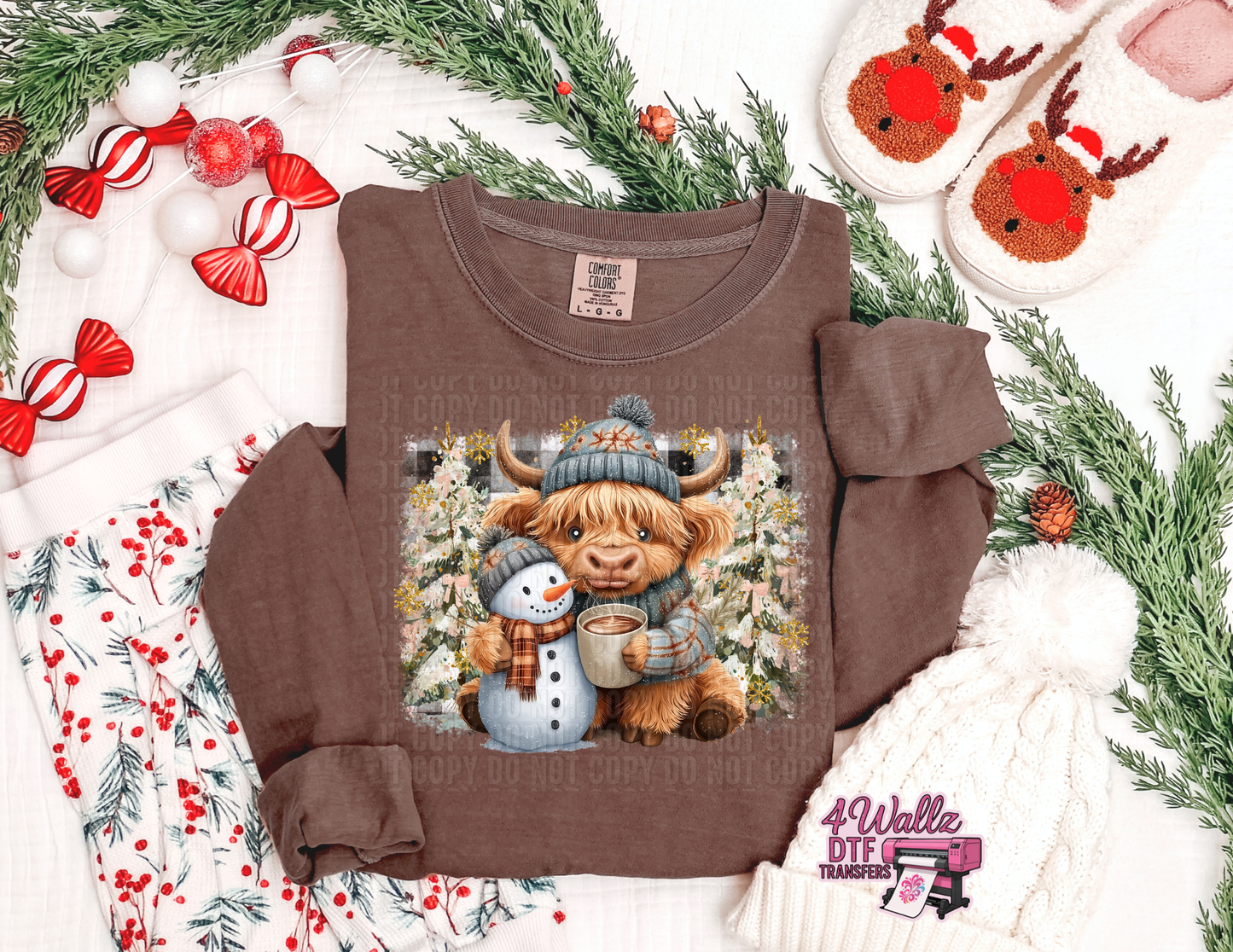 Cozy Cow & Snowman