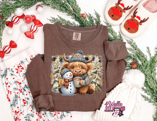 Cozy Cow & Snowman