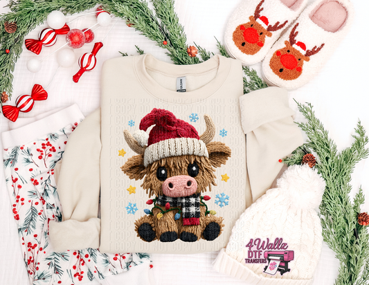 Highland Cow Faux Yarn