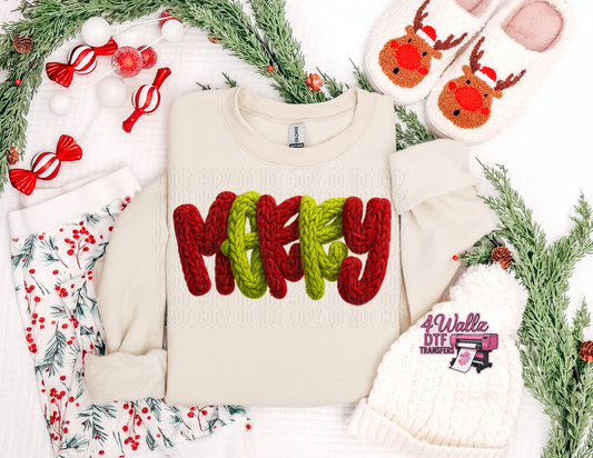 Merry Faux Crochet