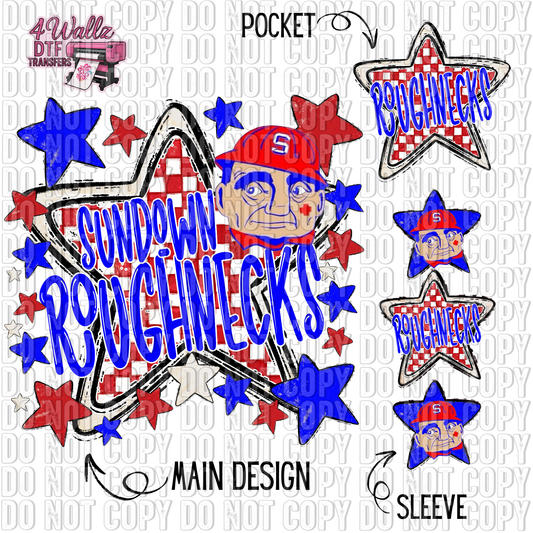 Star Checkered Bundle-Sundown Roughnecks