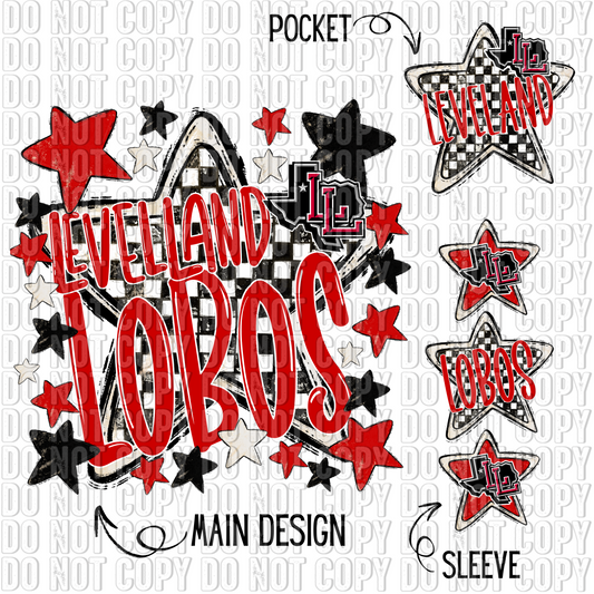 Star Checkered Bundle-Levelland Lobos