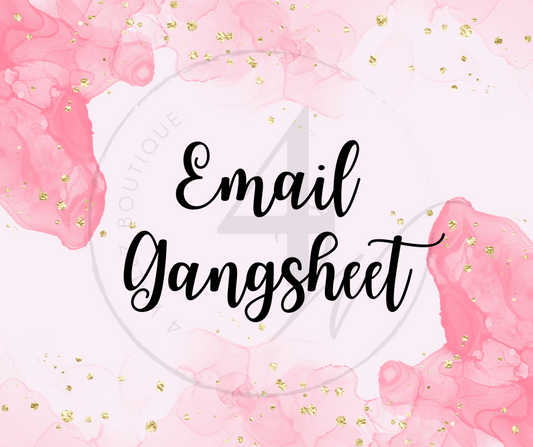 Email Gang Sheet
