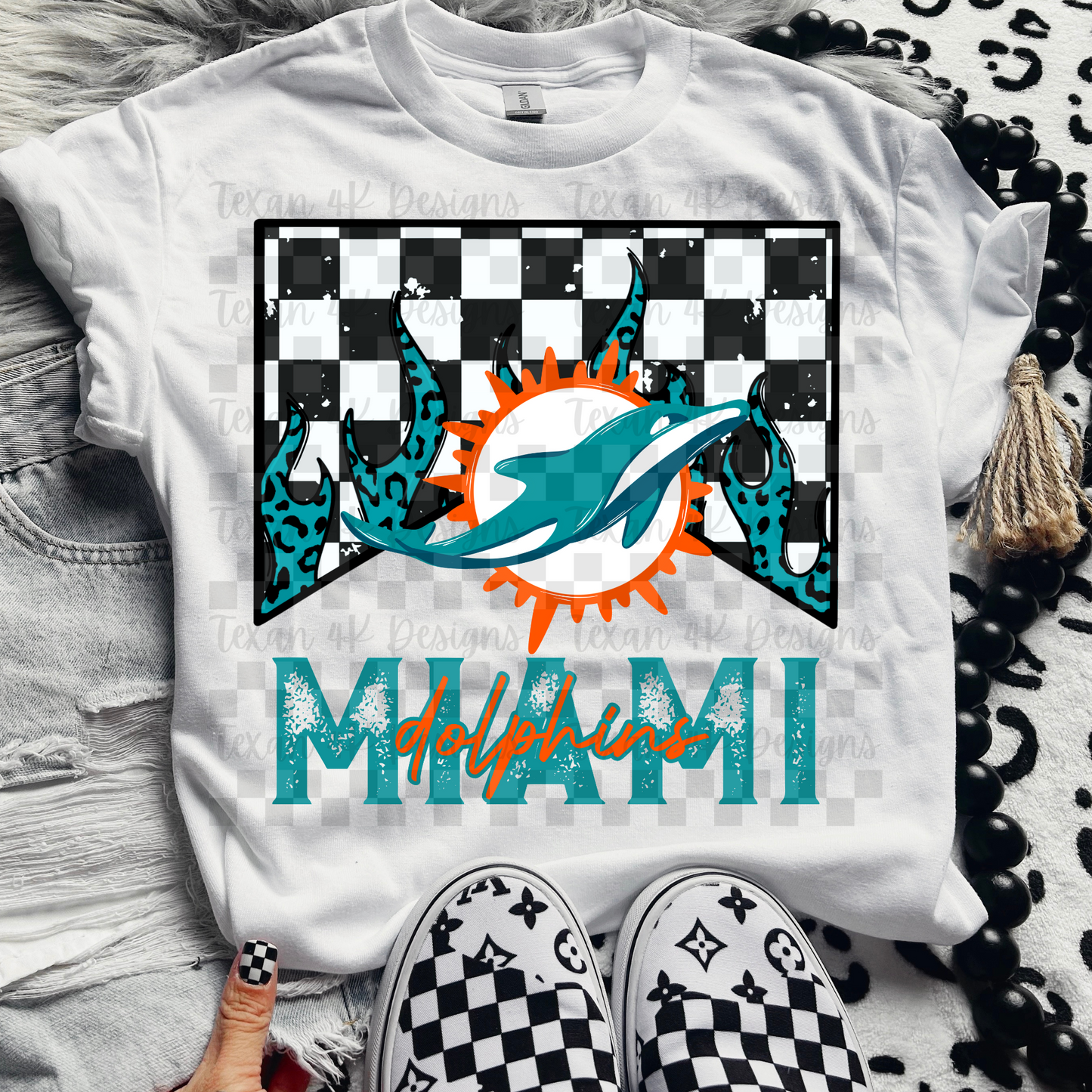 Leopard Flame NFL