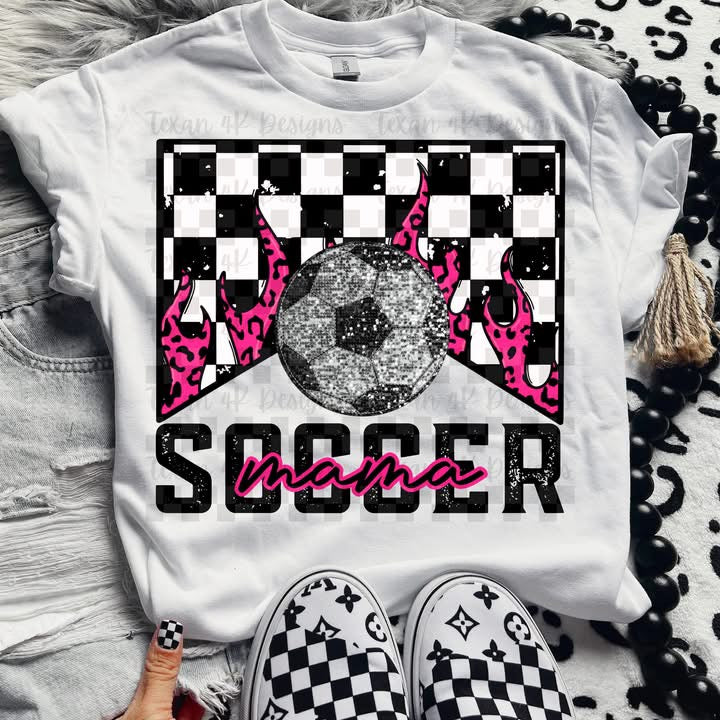Sports Mama Leopard Flames