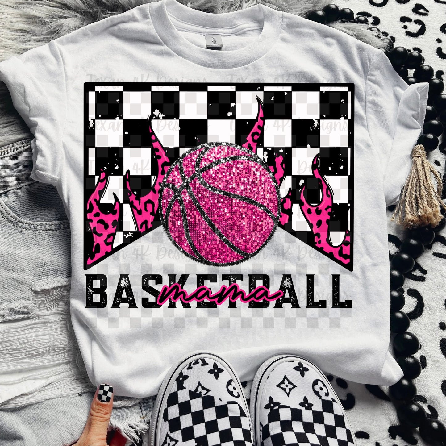 Sports Mama Leopard Flames