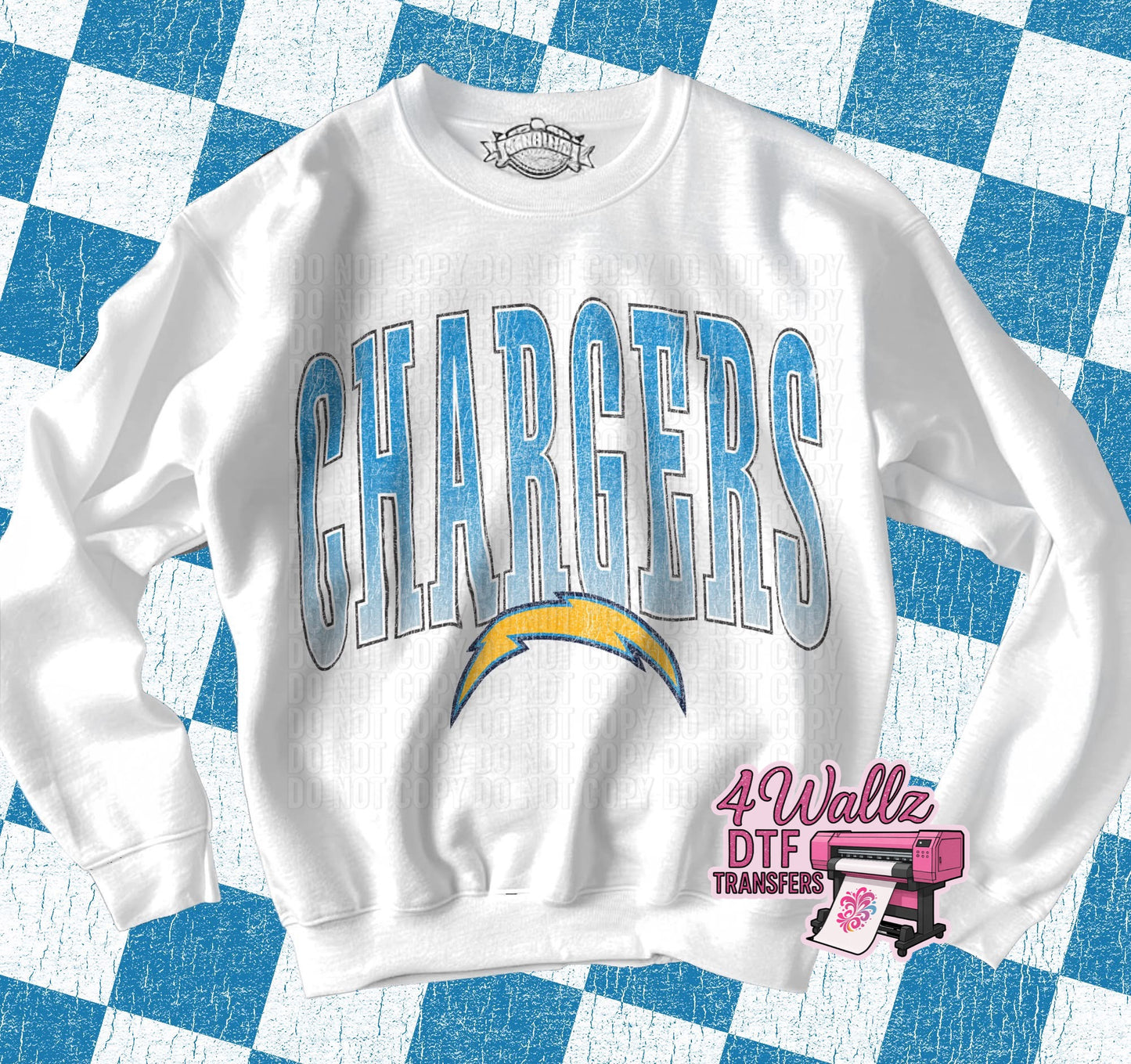 Chargers Tall Letters