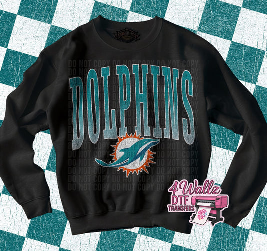 Dolphins Tall Letters