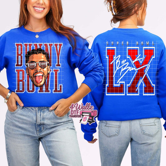 Bad Bunny Bowl LX (2 Full Size Design Bundle)