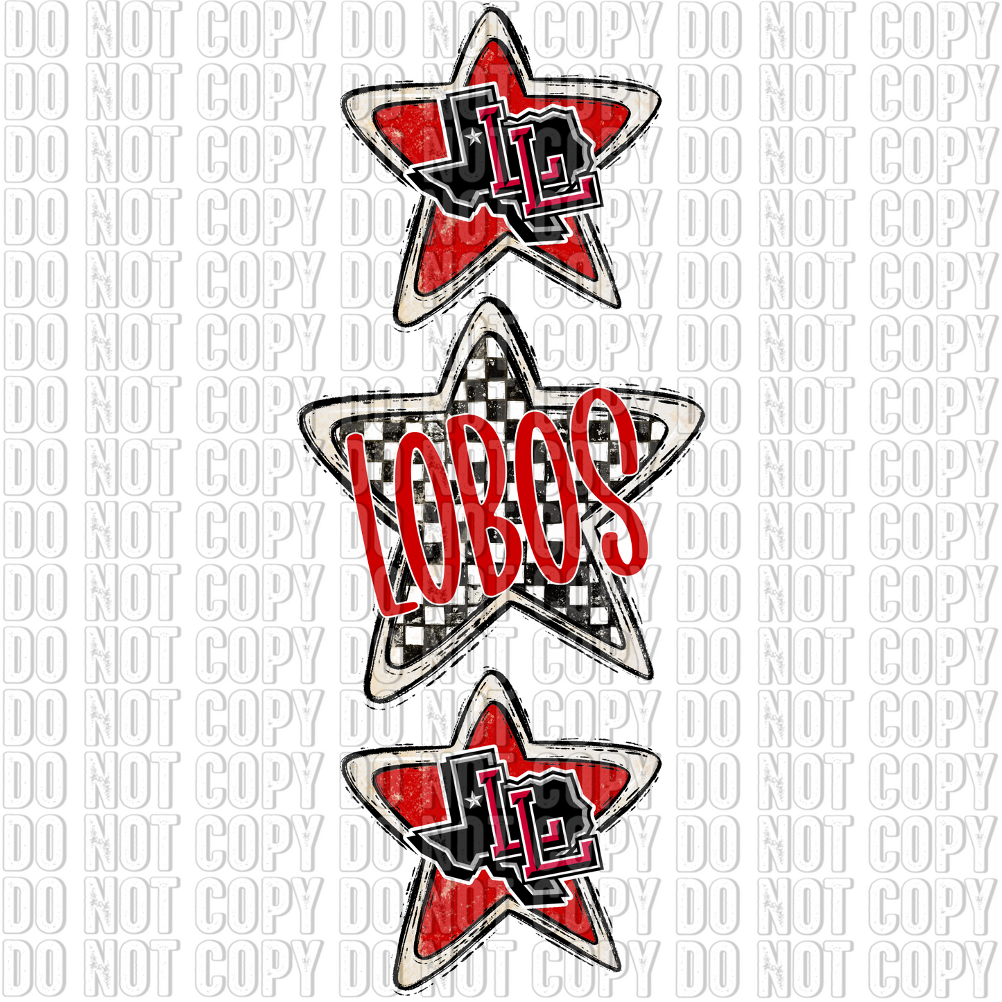 Star Checkered Bundle-Levelland Lobos