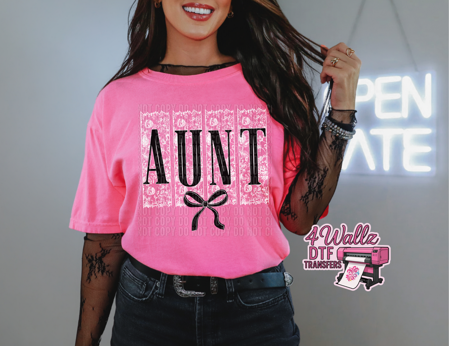 Lace Coquette Mama & Aunt