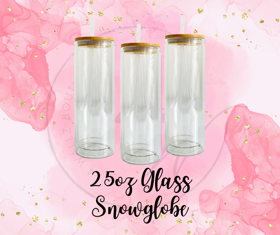 25oz Glass Snowglobe