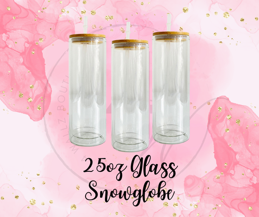 25oz Glass Snowglobe