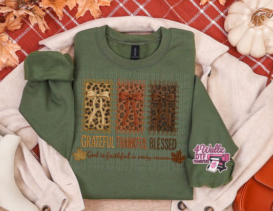 Greatful Thankful Blessed