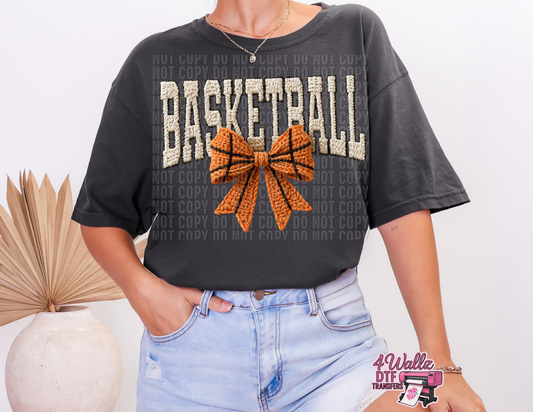 Basketball Faux Crochet