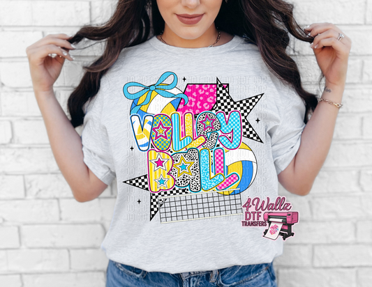 Colorful Volleyball