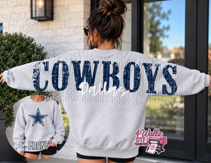 Cowboys Distressed Sweatshirt