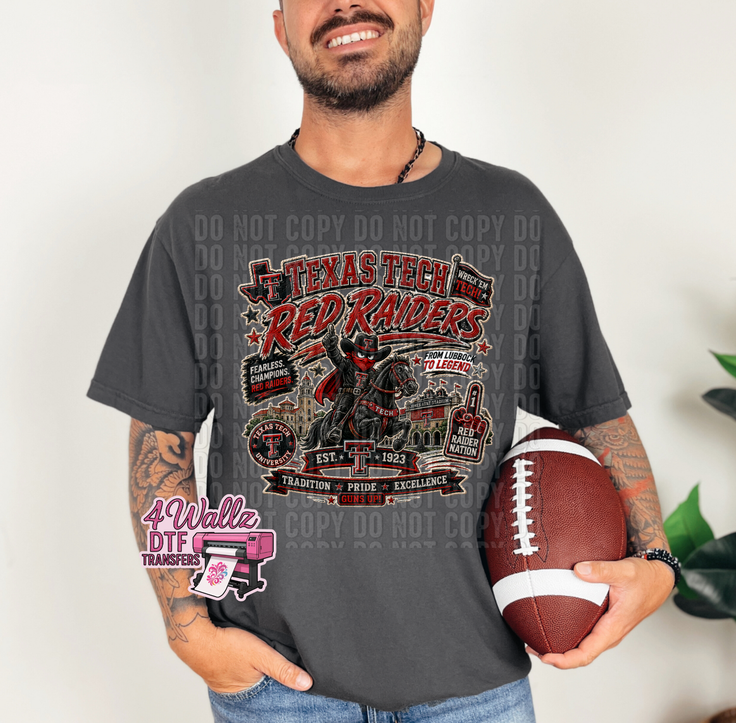 Faux Patch Red Raiders