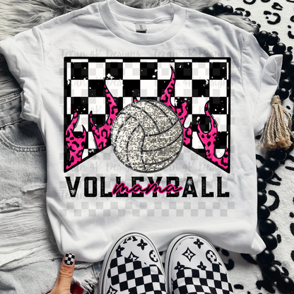 Sports Mama Leopard Flames