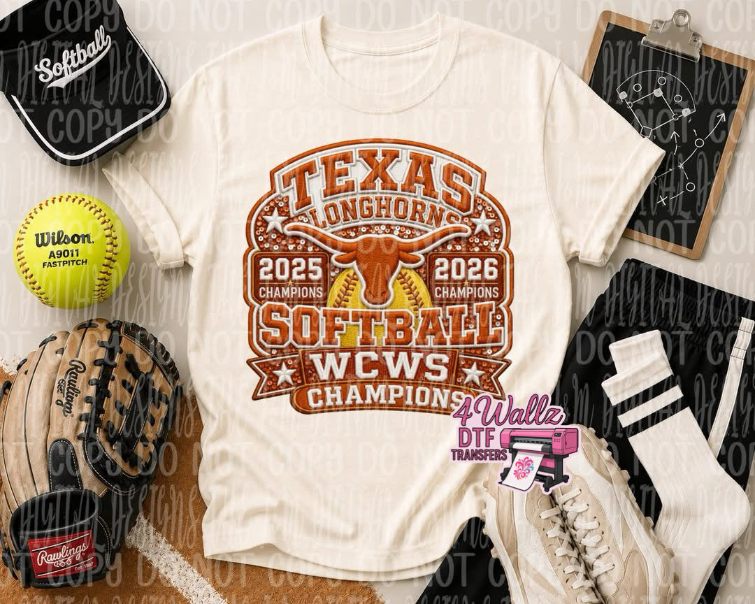 TEXAS WCWS Faux Embroidered 2