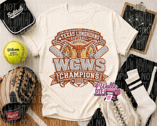 TEXAS WCWS Faux Embroidered 5