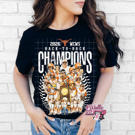 Back to Back Champions Texas