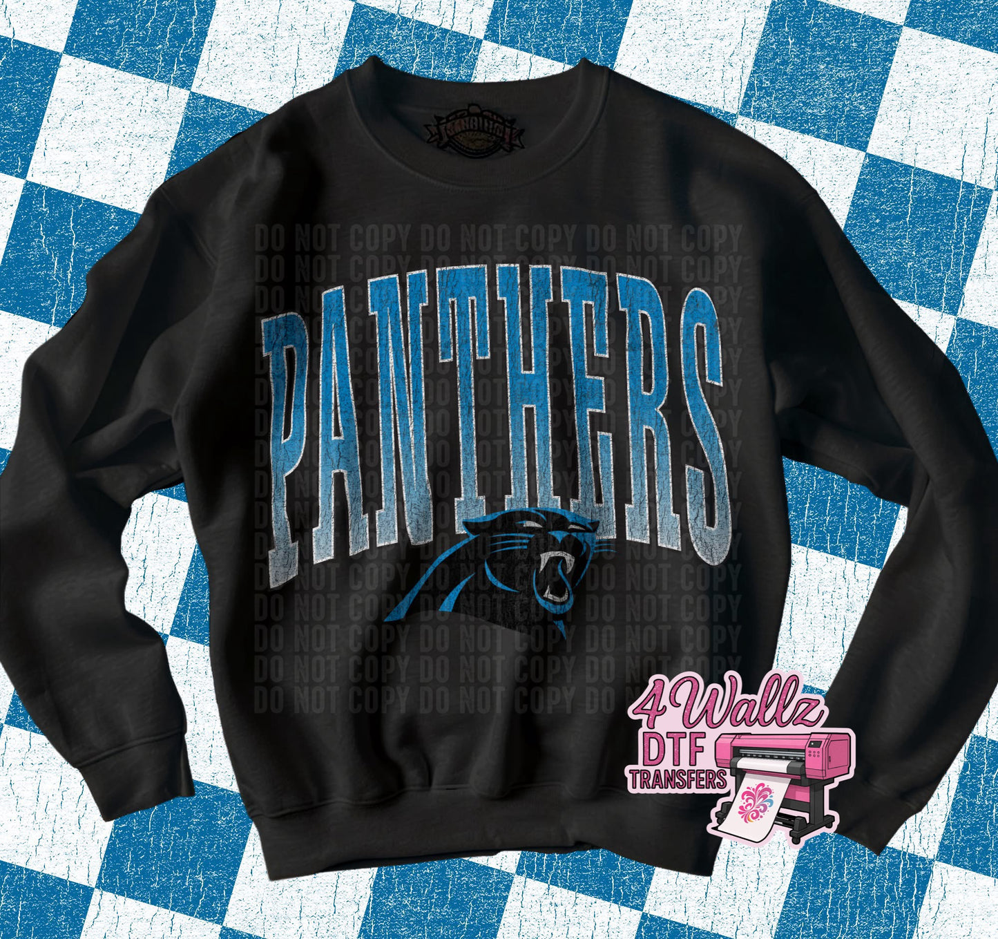 Panthers Tall Letters