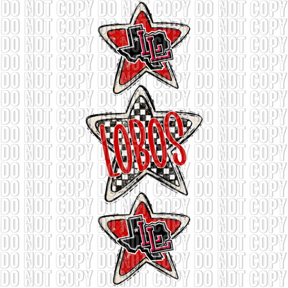 Star Checkered Bundle-Levelland Lobos