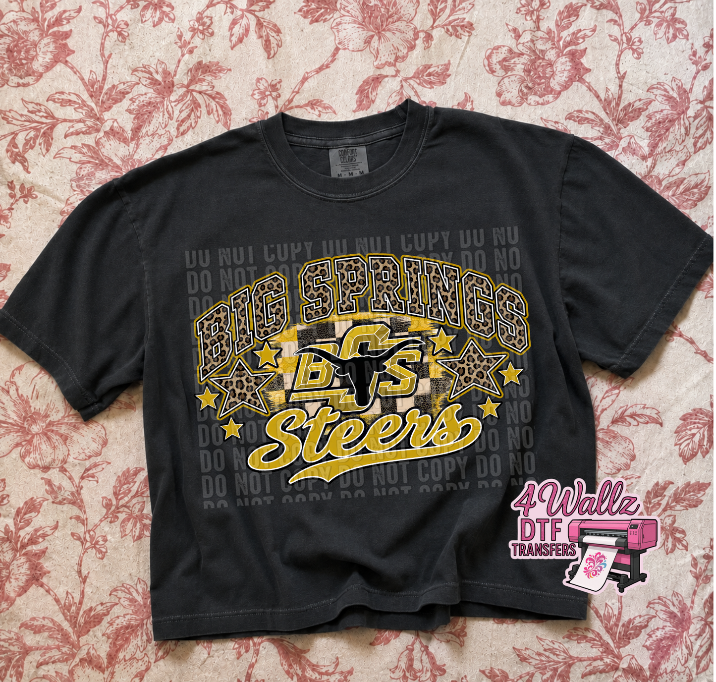 Leopard Big Springs Steers Spirit Tee