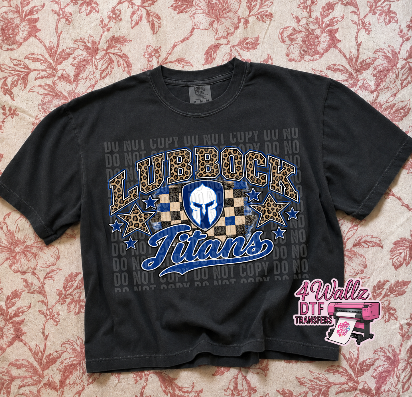 Leopard Lubbock Titans Spirit Tee