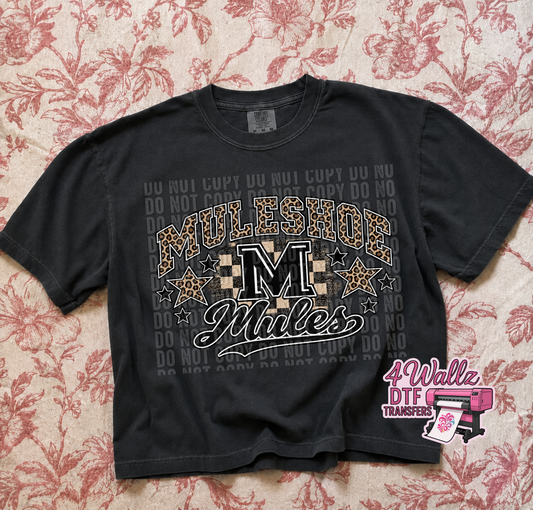 Leopard Muleshoe Mules Spirit