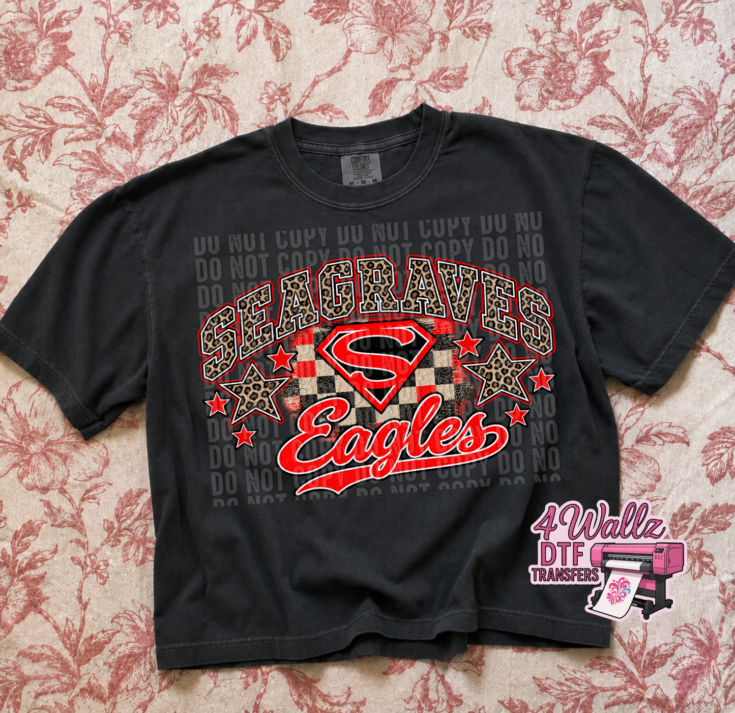 Leopard Seagraves Eagles Spirit Tee