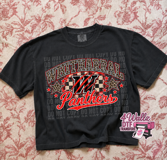 Leopard Whitharral Panthers Spirit Tee