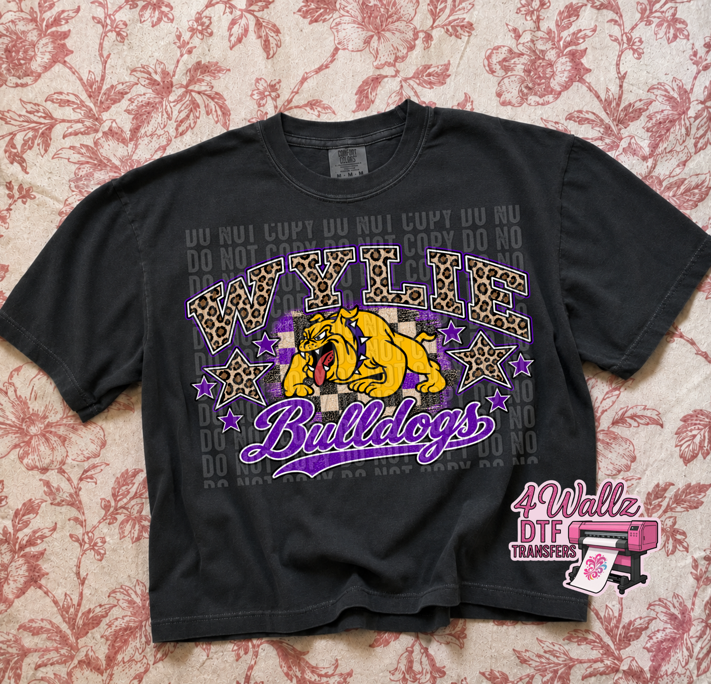 Leopard Wylie Bulldogs Spirit Tee