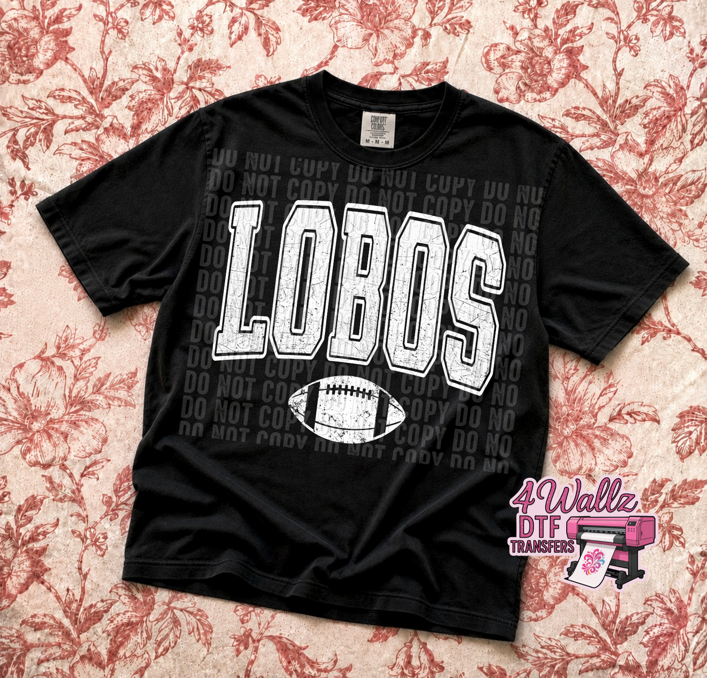 Lobos Distressed Tee