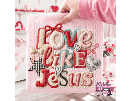 Love Like Jesus Faux Yarn