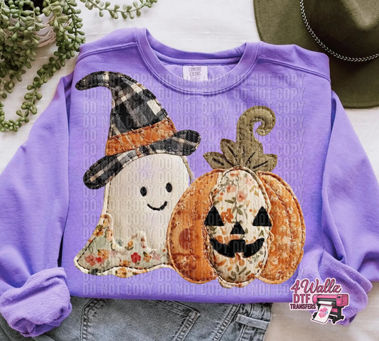 Patch Ghost & Pumpkin