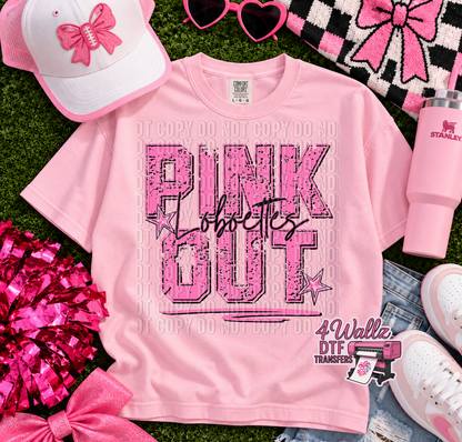 Pink Out Mascots