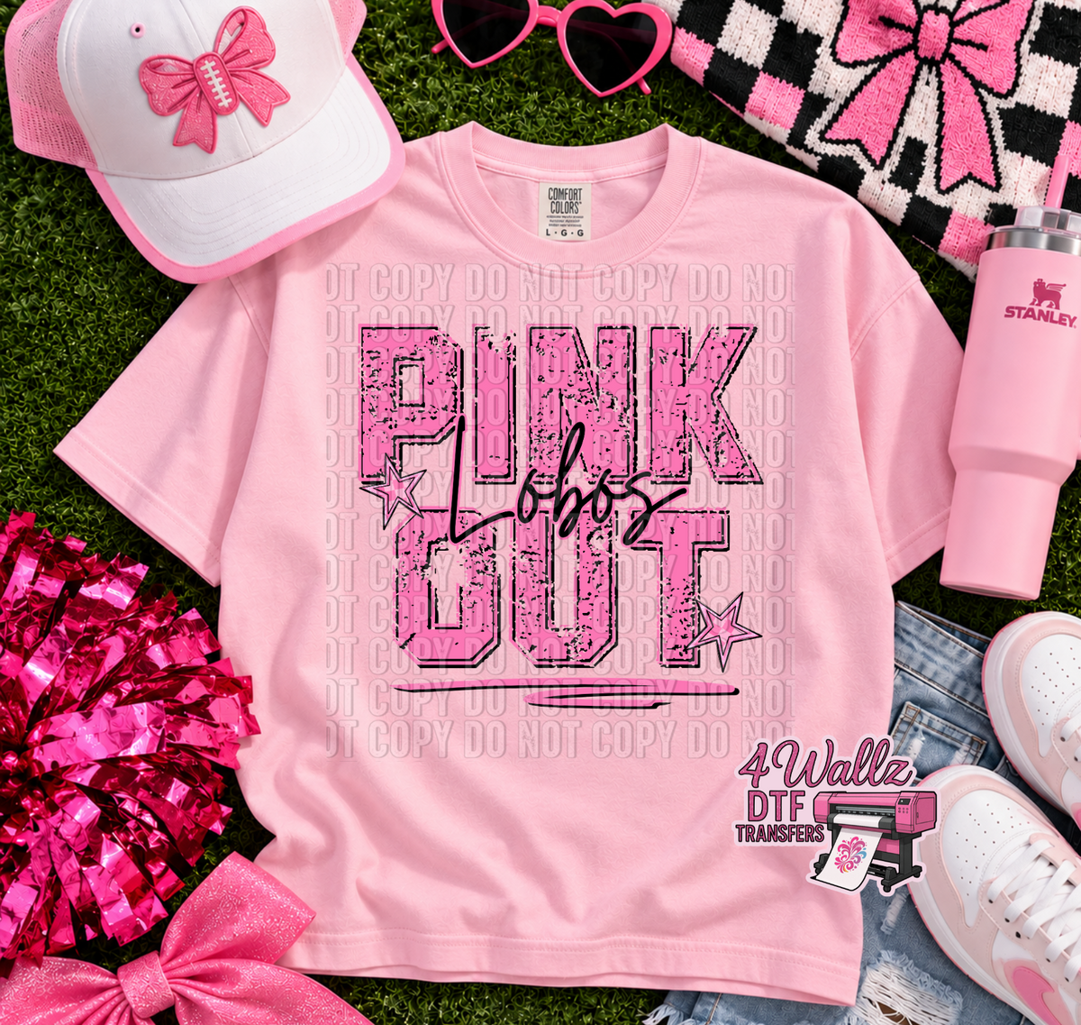 Pink Out Mascots