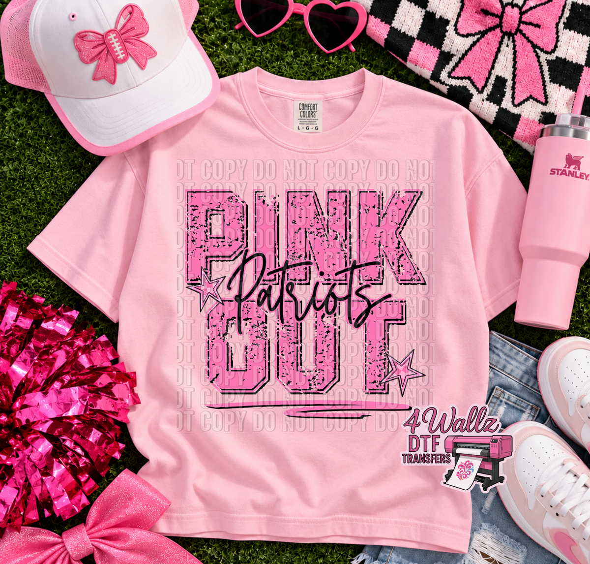 Pink Out Mascots