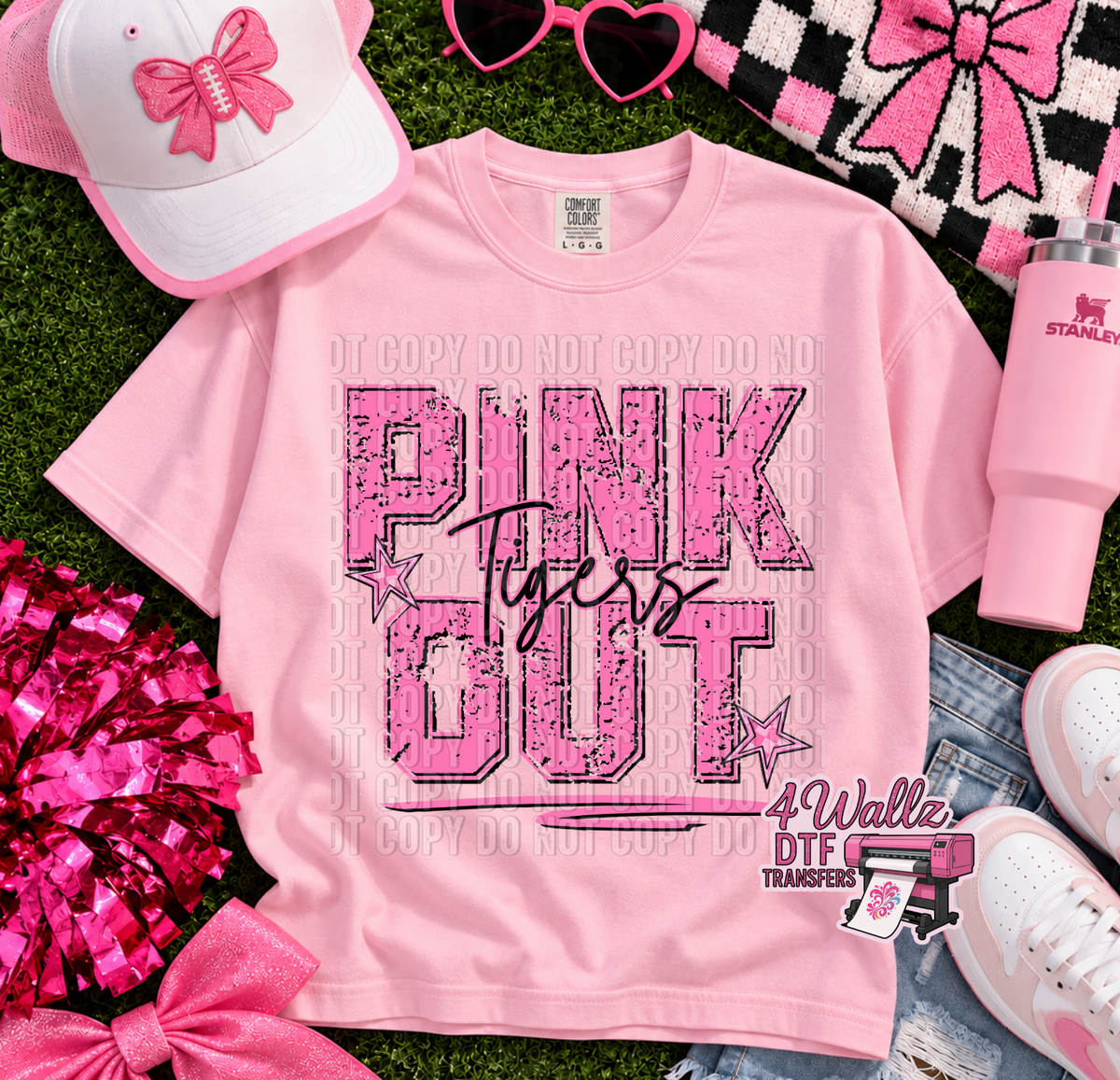Pink Out Mascots