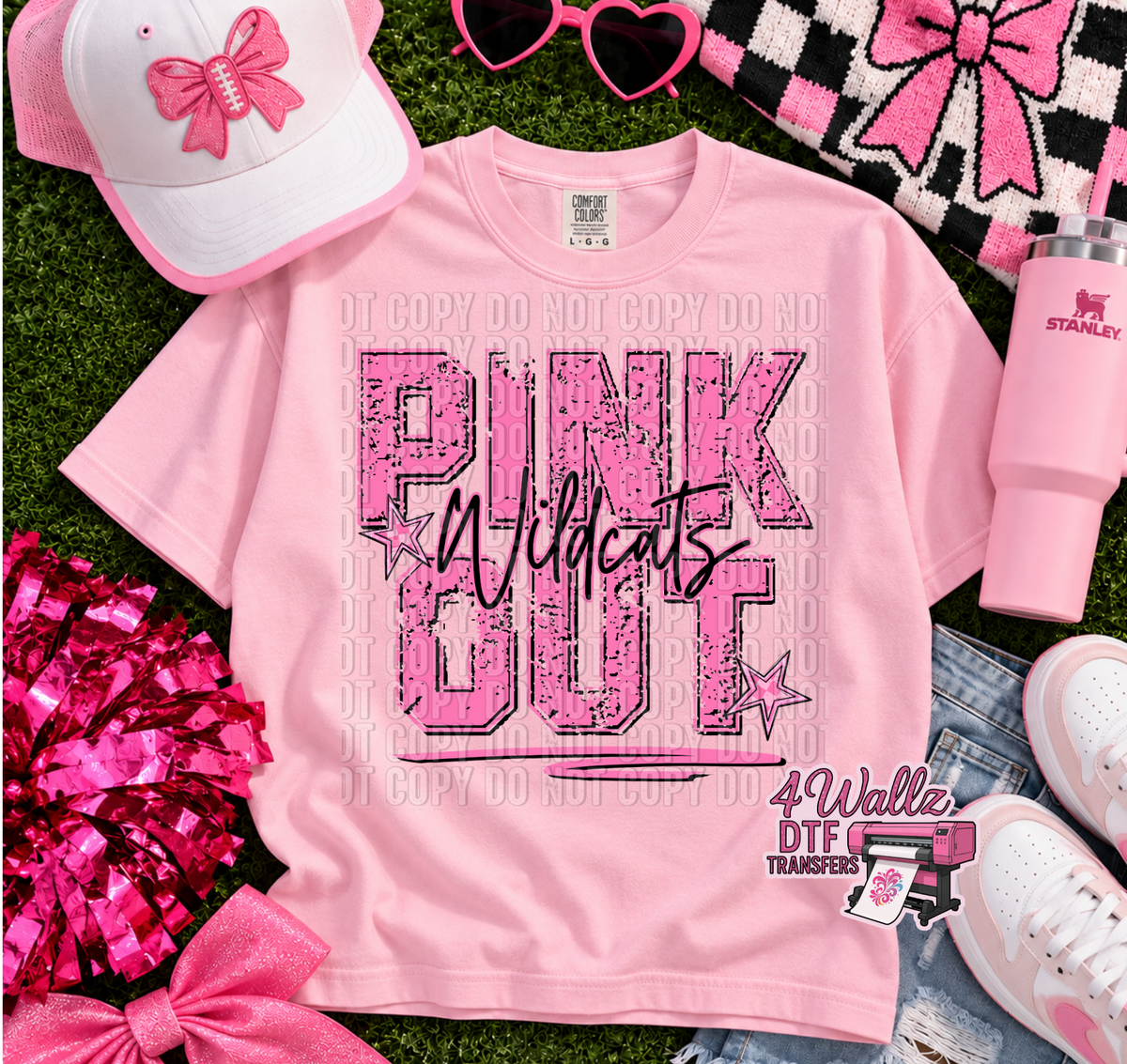 Pink Out Mascots