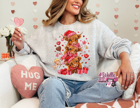 Stacked Highland Cows