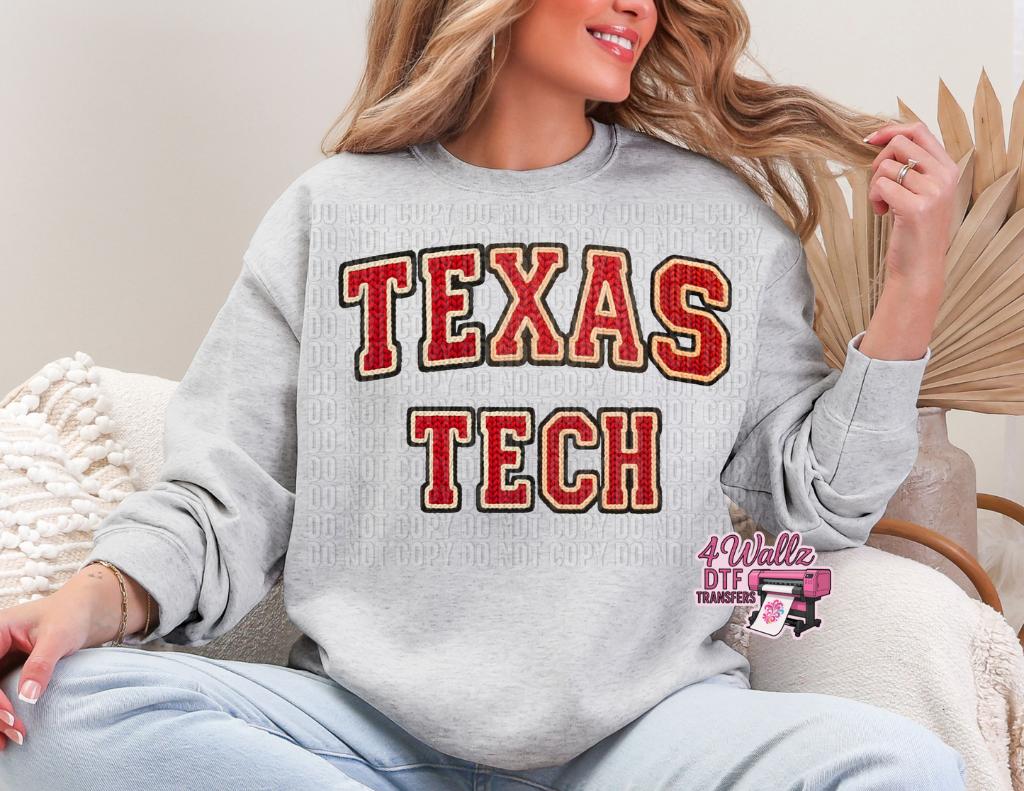 Texas Tech Faux Crochet