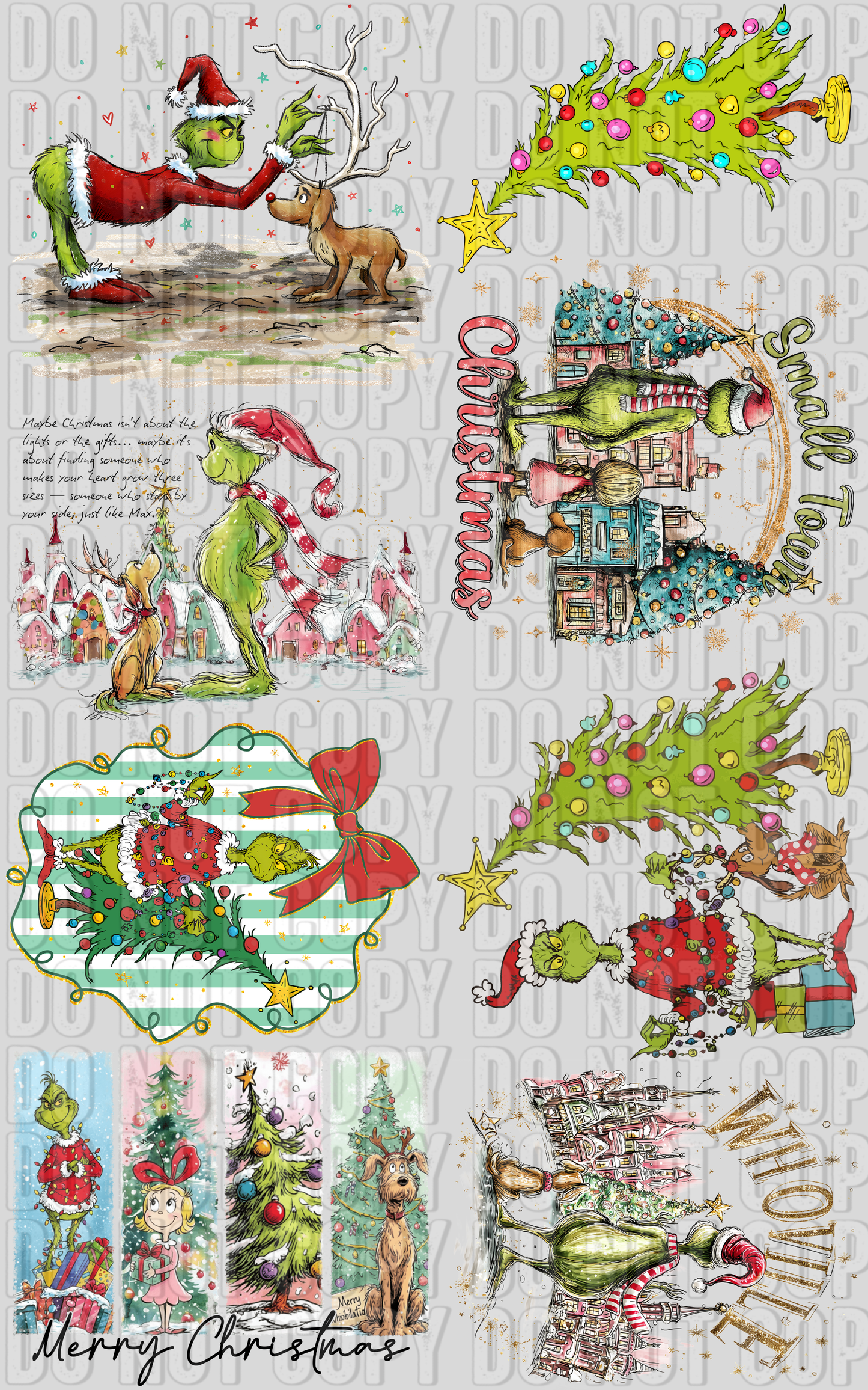 Vintage Green Man Gang Sheet