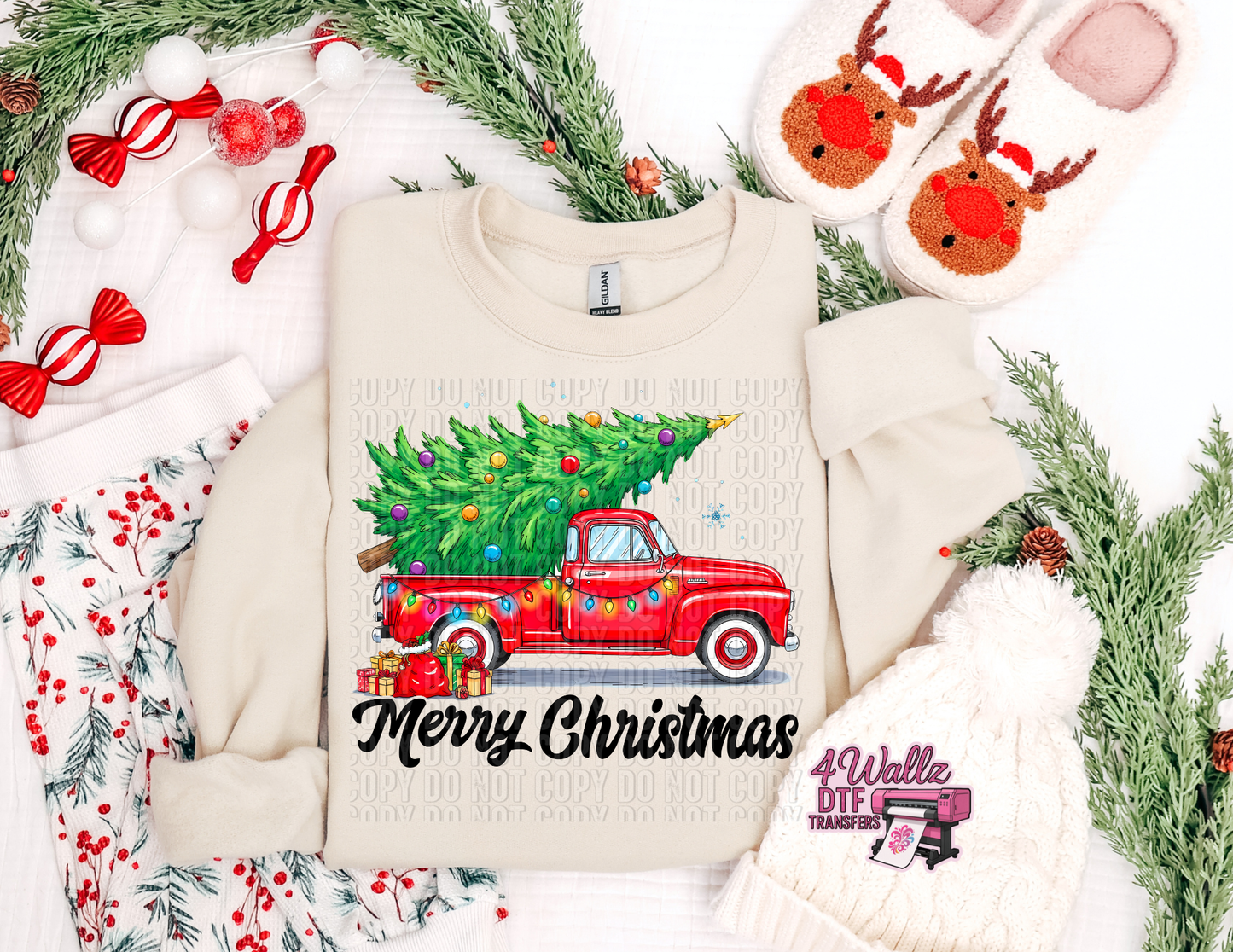 Vintage Truck Merry Christmas