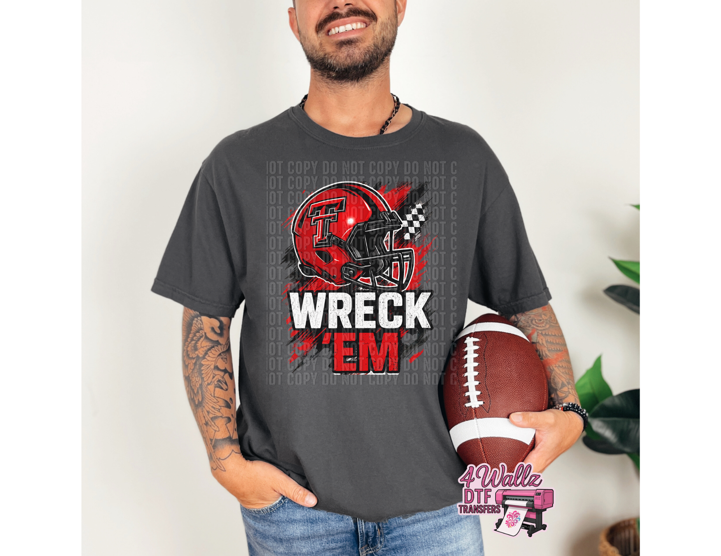 WRECK 'EM Helmet